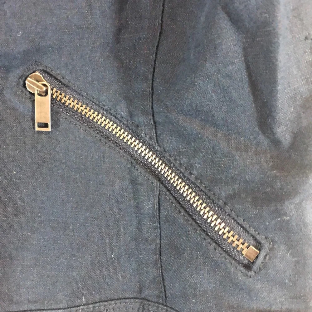 Banana Republic linen blend Moto jacket.